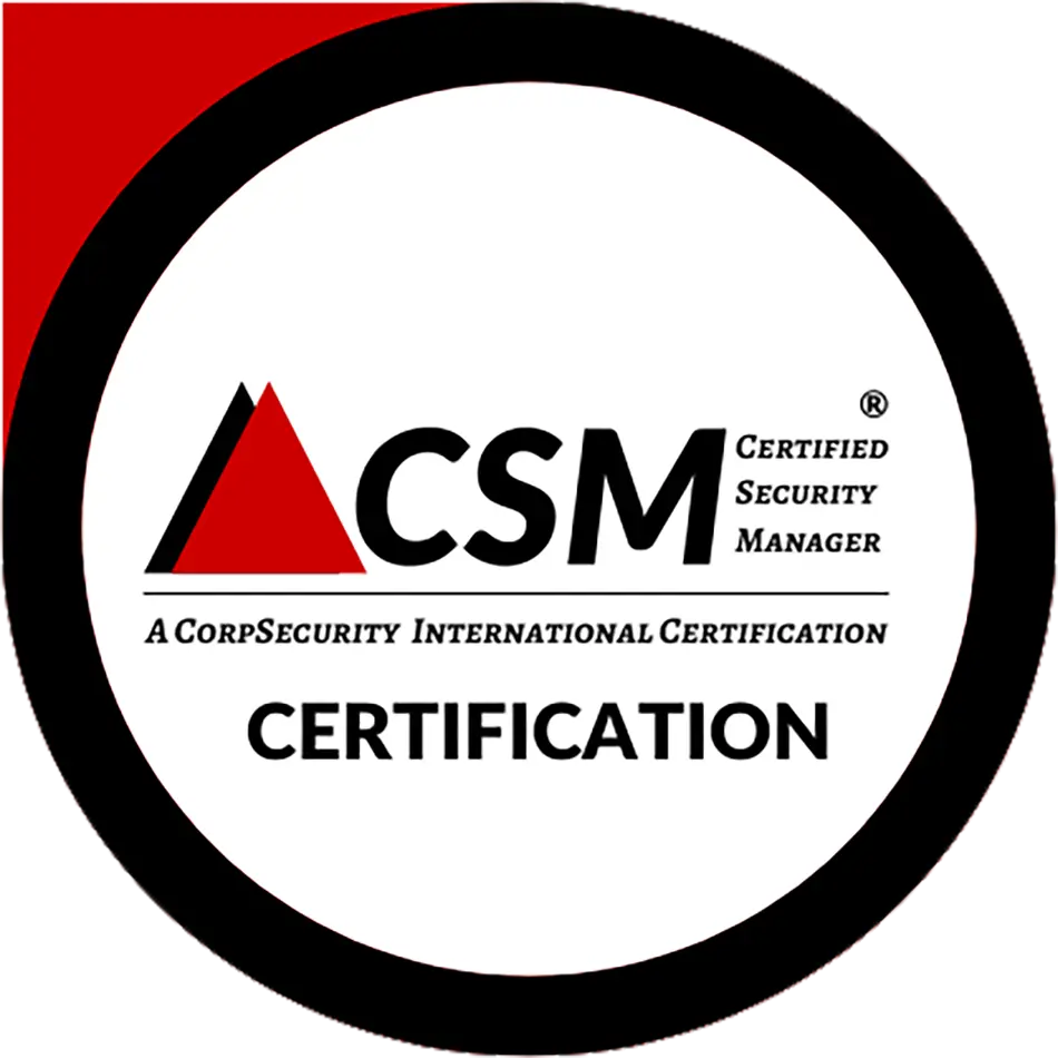 CSM - Certified Security Manager certification