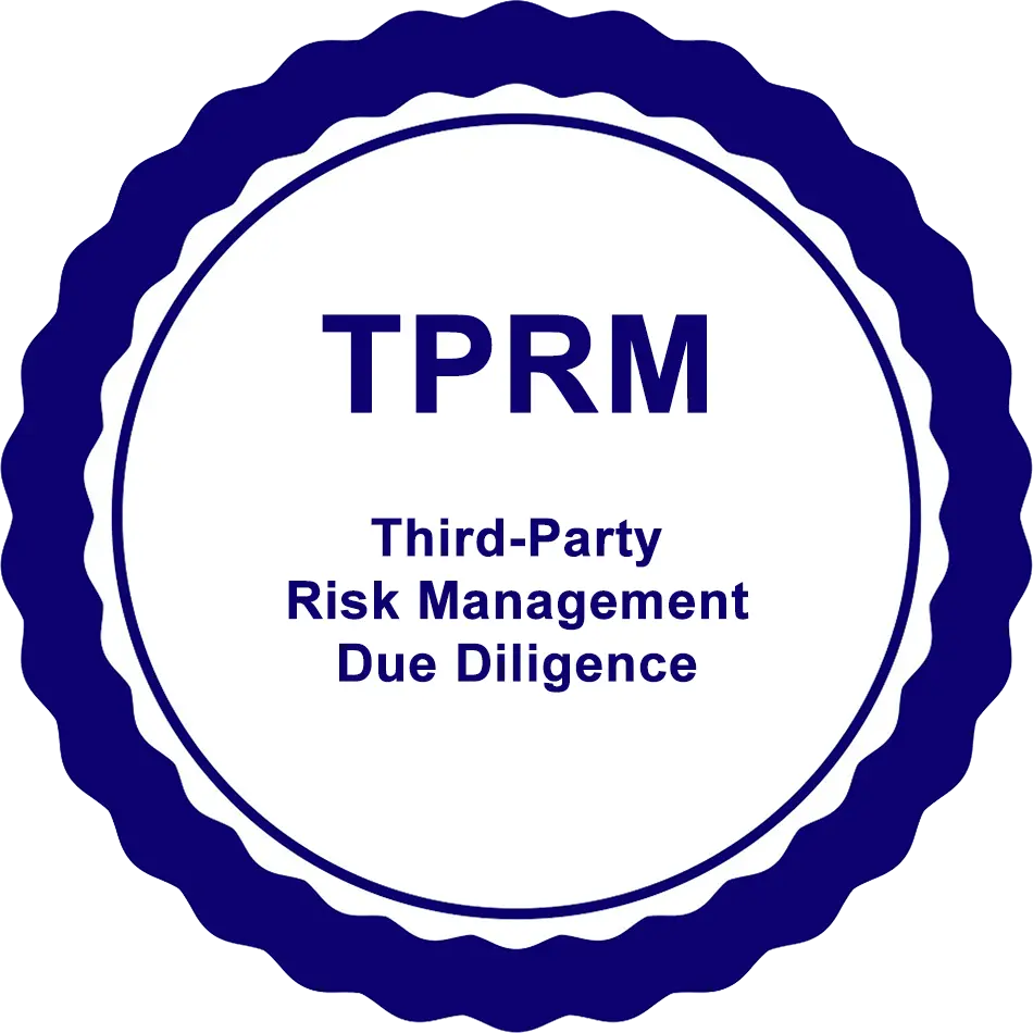 TPRM - Third-Party Risk Management Due Diligence certification